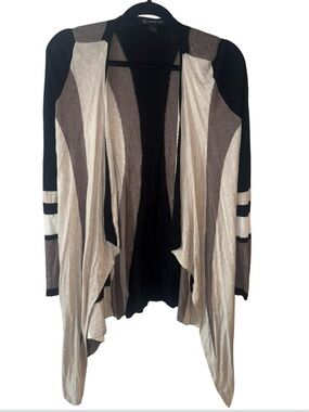 INC Draped Open-Front Women’s Cardigan Sweater - Black, Gray, Cream